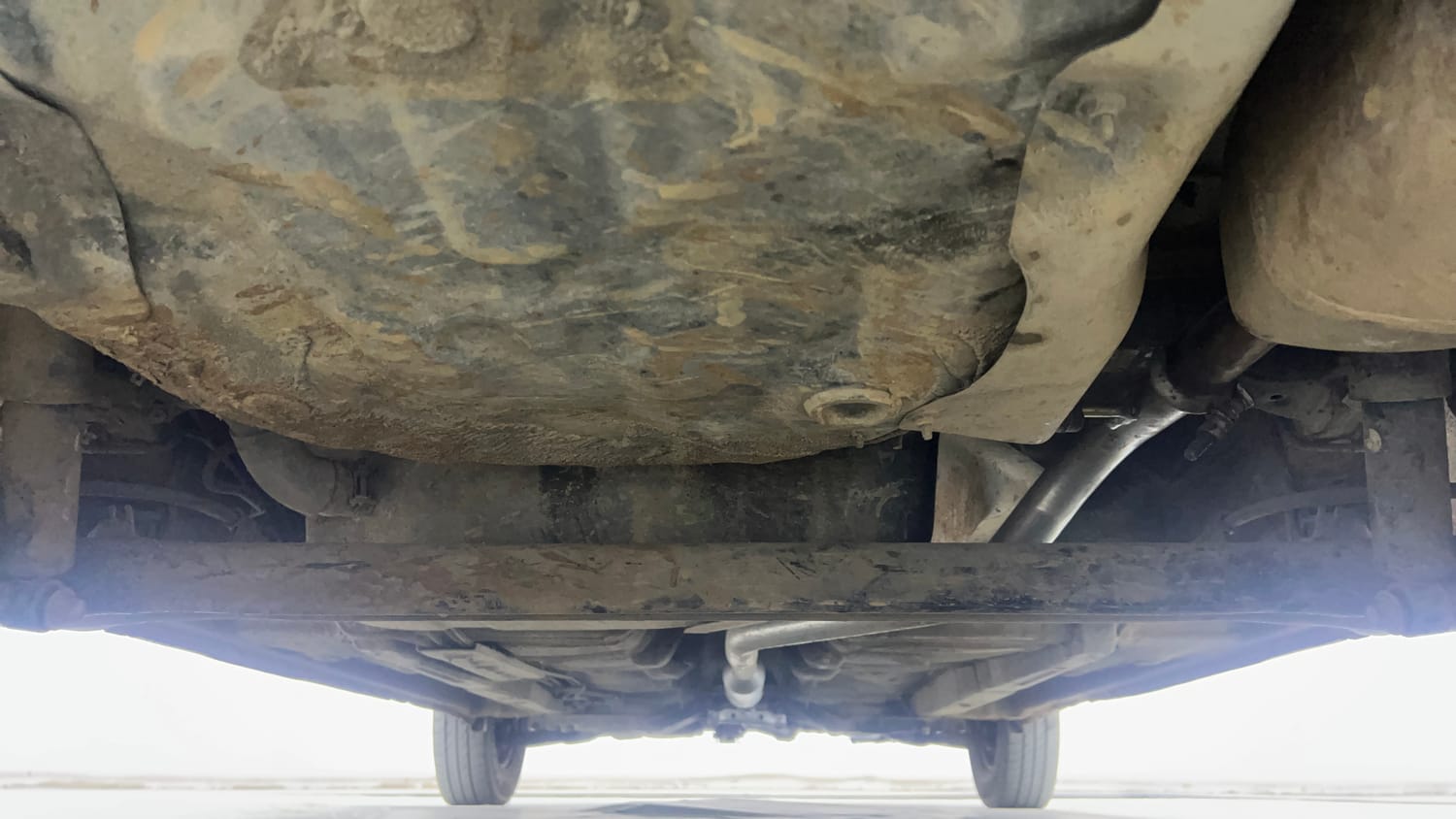 Used 2012 Hyundai i10 Sportz 1.2 AT Kappa2 Petrol Automatic extra REAR UNDERBODY VIEW (TAKEN FROM REAR)