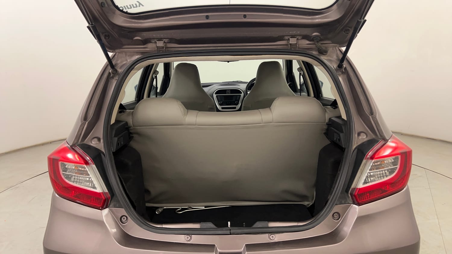 Used 2016 Tata Tiago Revotron XT Petrol Manual interior DICKY INSIDE VIEW