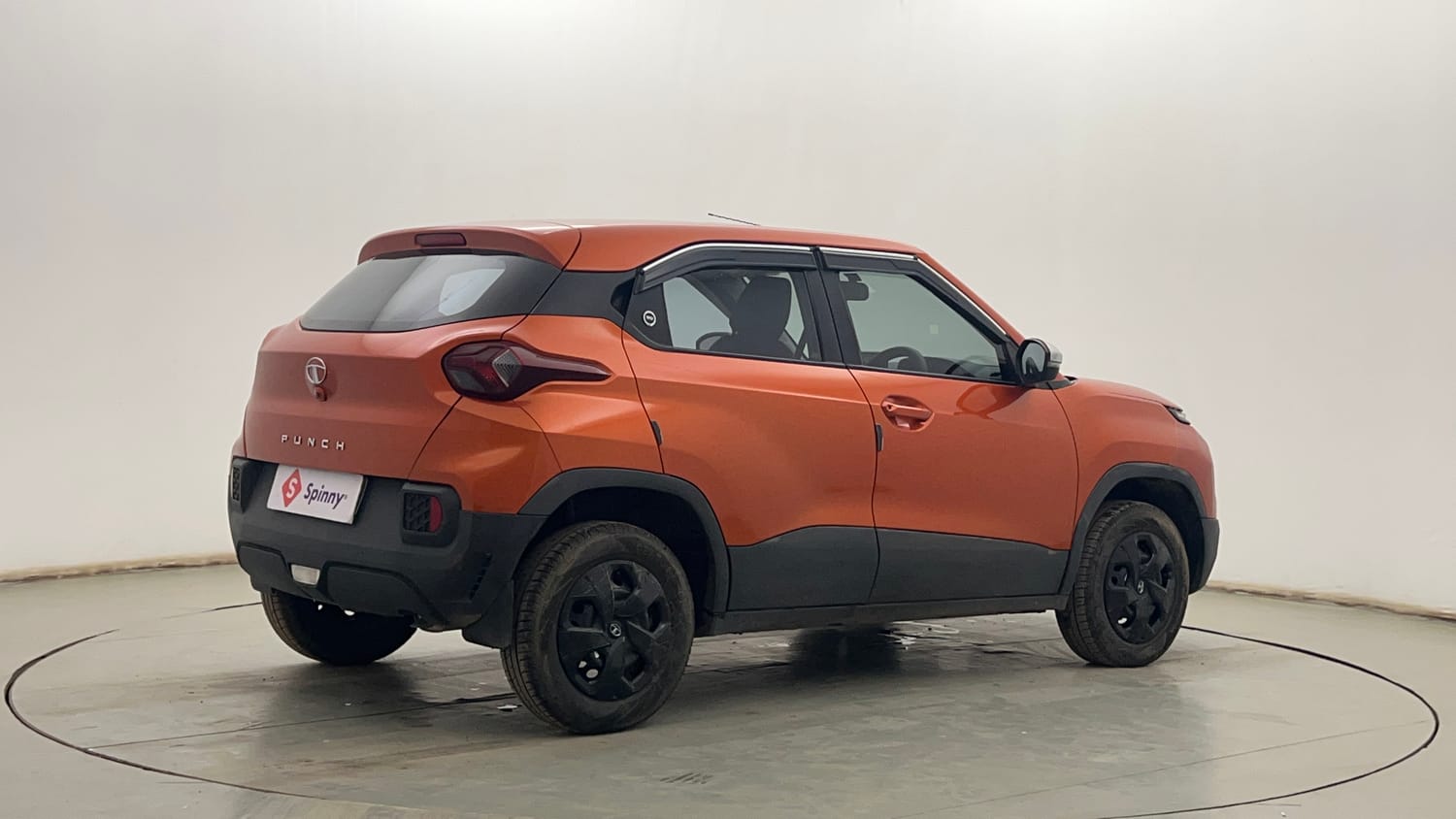 Used 2023 Tata Punch Adventure Rhythm Pack MT Petrol Manual exterior RIGHT REAR CORNER VIEW
