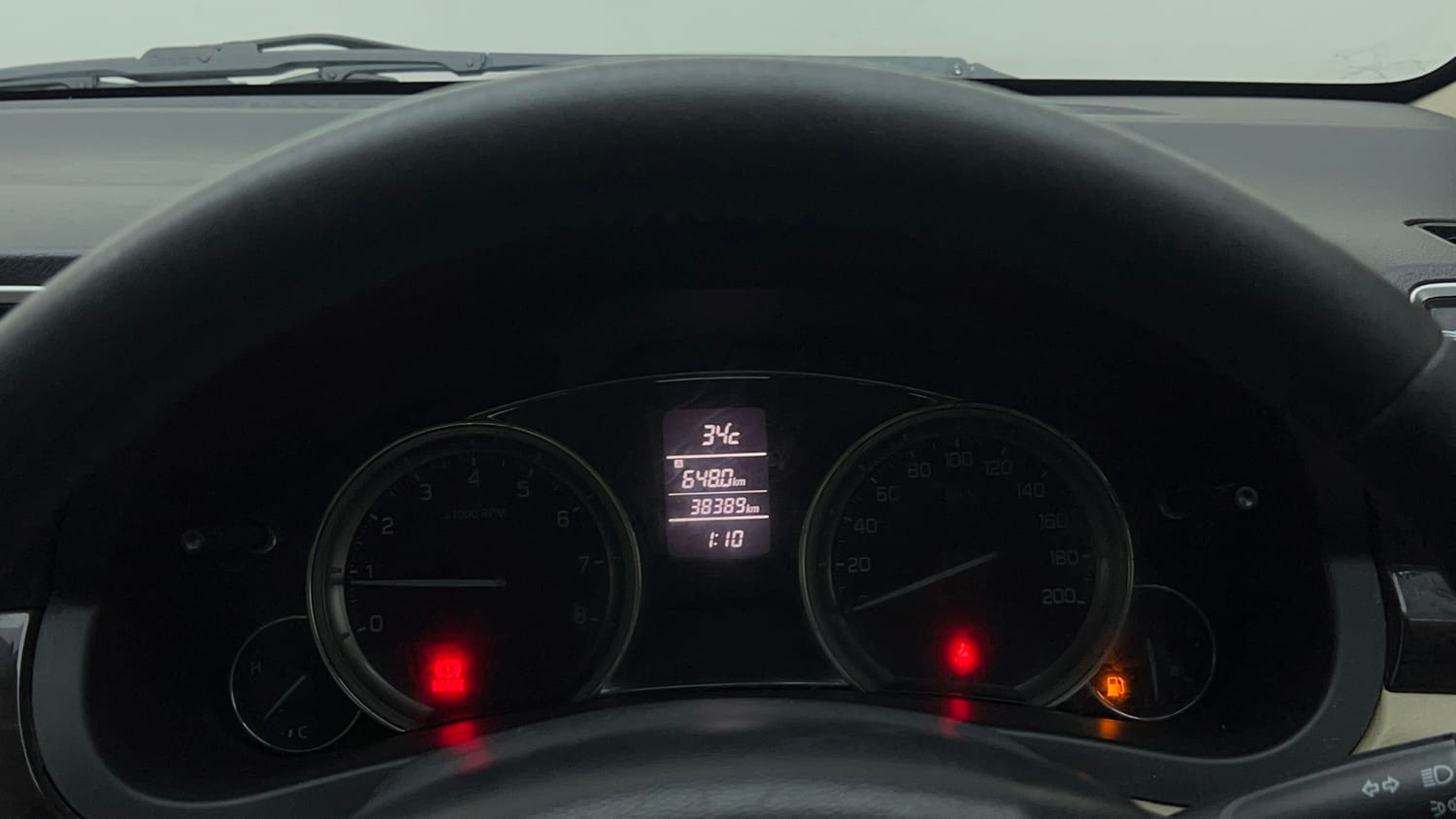 Used 2018 Maruti Suzuki Ciaz Alpha 1.4 MT Petrol Manual interior CLUSTERMETER VIEW