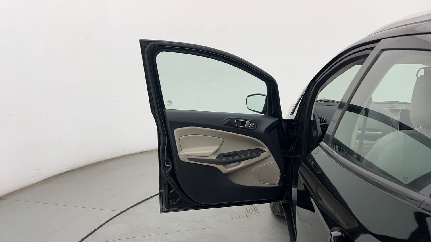 Used 2019 Ford EcoSport Titanium 1.5L TDCi Diesel Manual interior LEFT FRONT DOOR OPEN VIEW