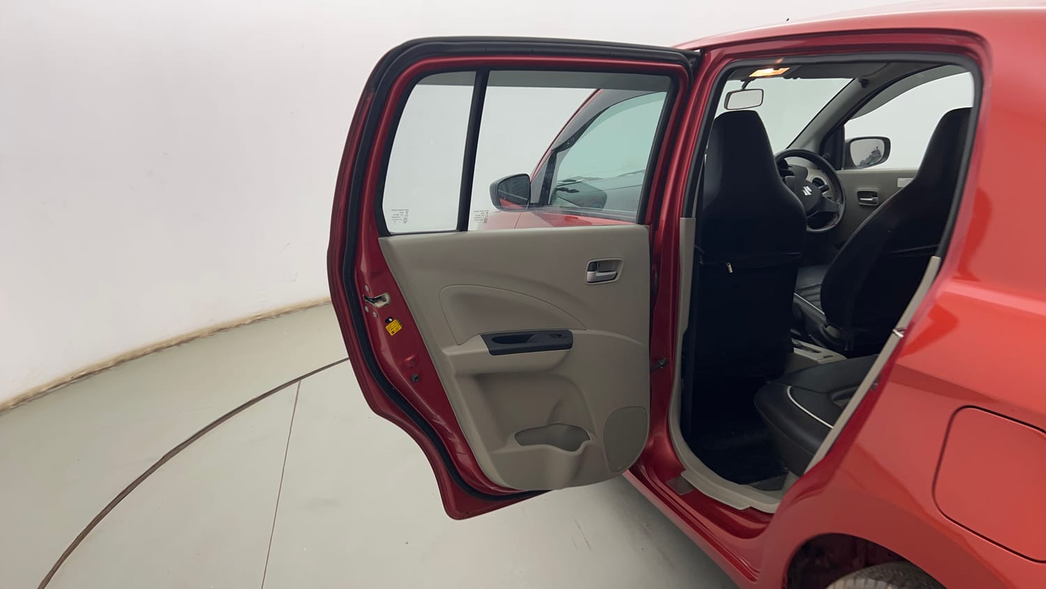 Used 2015 Maruti Suzuki Celerio VXi AMT Petrol Automatic interior LEFT REAR DOOR OPEN VIEW