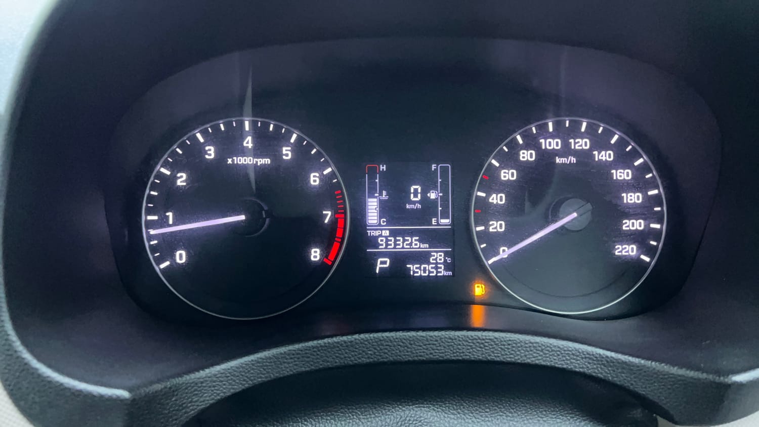 Used 2018 Hyundai Creta SX 1.6 AT Petrol Petrol Automatic interior CLUSTERMETER VIEW