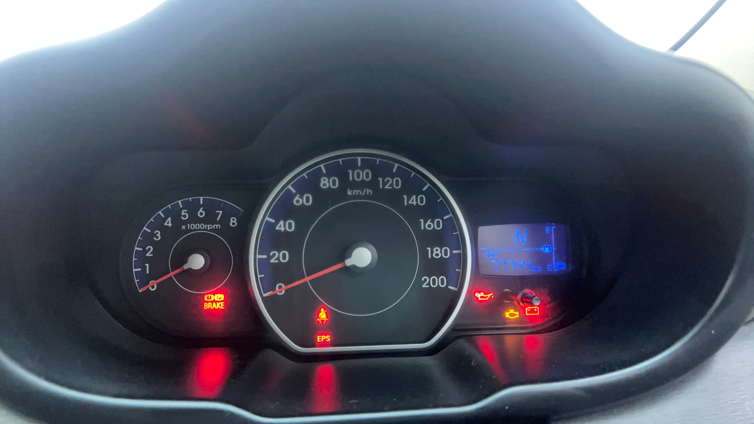Used 2012 Hyundai i10 Sportz 1.2 AT Kappa2 Petrol Automatic interior CLUSTERMETER VIEW