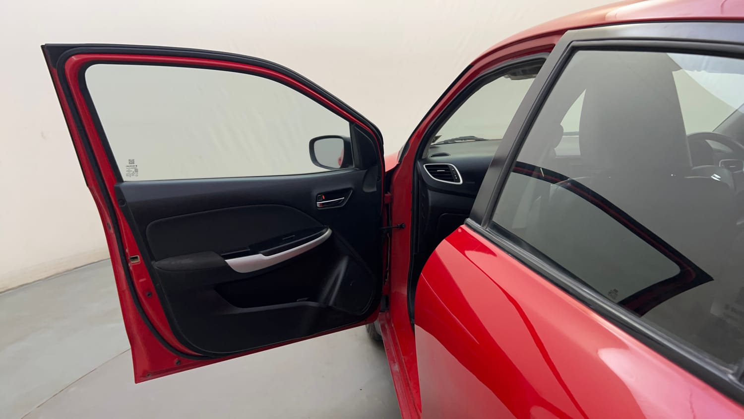 Used 2018 Maruti Suzuki Baleno Delta 1.2 AT Petrol Automatic interior LEFT FRONT DOOR OPEN VIEW