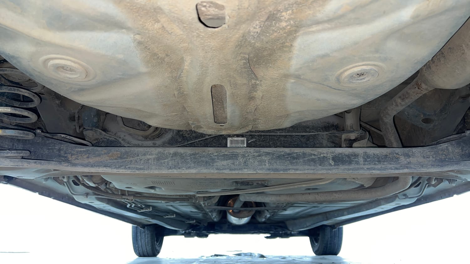 Used 2017 Maruti Suzuki Baleno Delta 1.2 Petrol Manual extra REAR UNDERBODY VIEW (TAKEN FROM REAR)