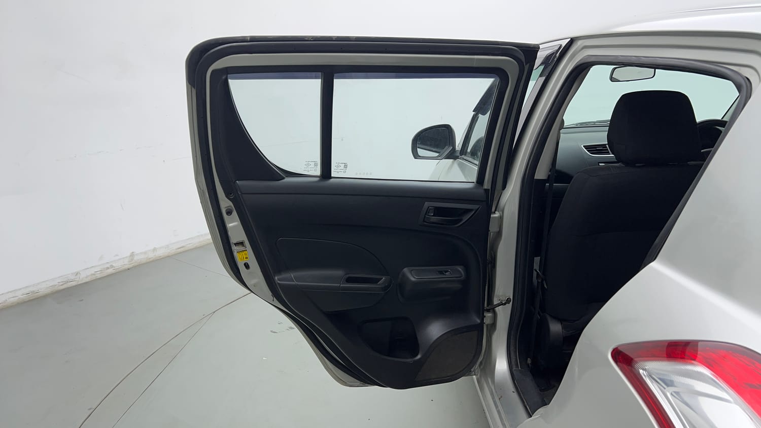 Used 2017 Maruti Suzuki Swift LXi (O) Petrol Manual interior LEFT REAR DOOR OPEN VIEW