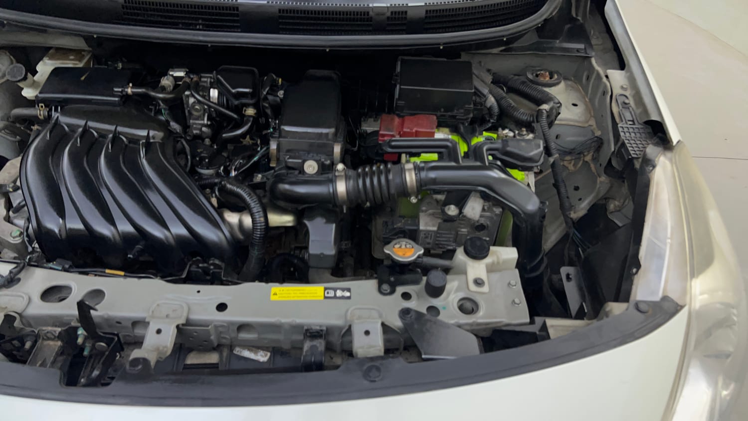 Used 2018 Nissan Sunny XV CVT Petrol Automatic engine ENGINE LEFT SIDE VIEW