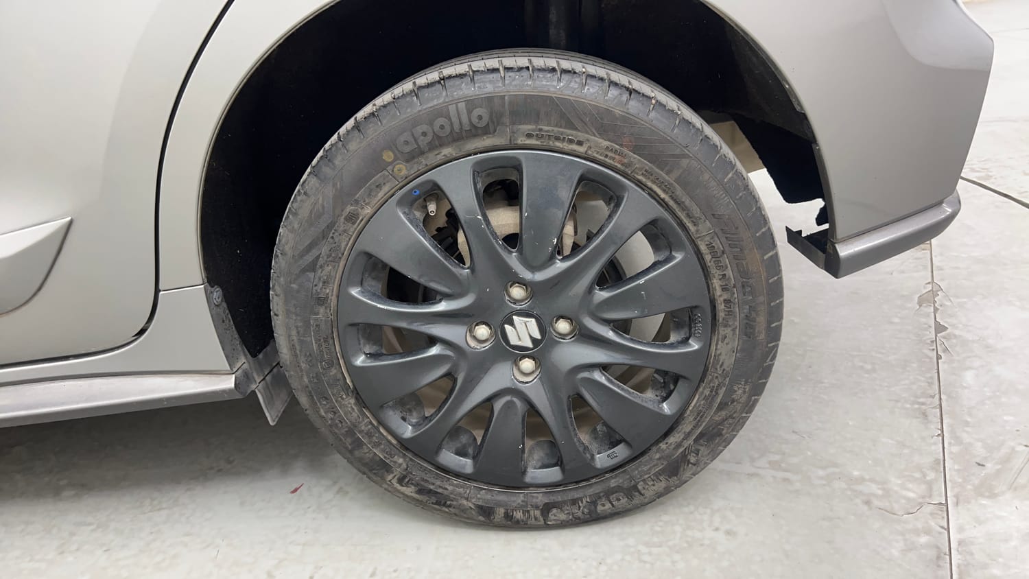 Used 2017 Maruti Suzuki Baleno RS 1.0 Petrol Manual tyres LEFT REAR TYRE RIM VIEW