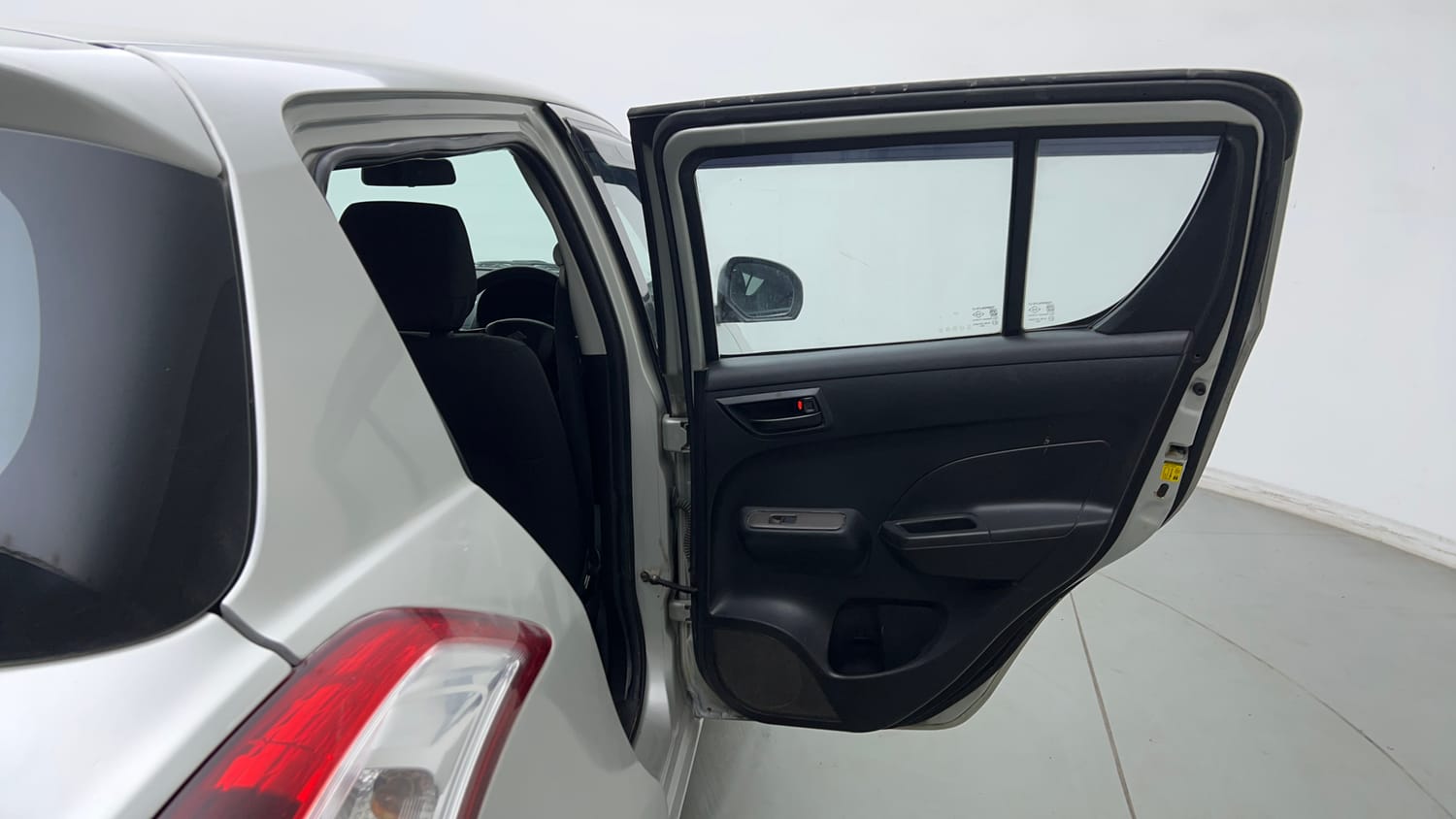 Used 2017 Maruti Suzuki Swift LXi (O) Petrol Manual interior RIGHT REAR DOOR OPEN VIEW