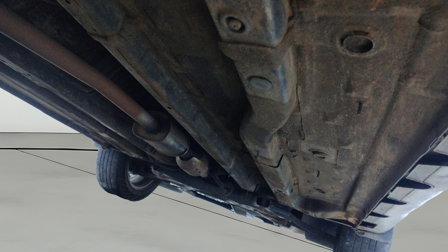 Used 2021 Hyundai Creta SX 1.5 Petrol Petrol Manual extra REAR RIGHT UNDERBODY VIEW