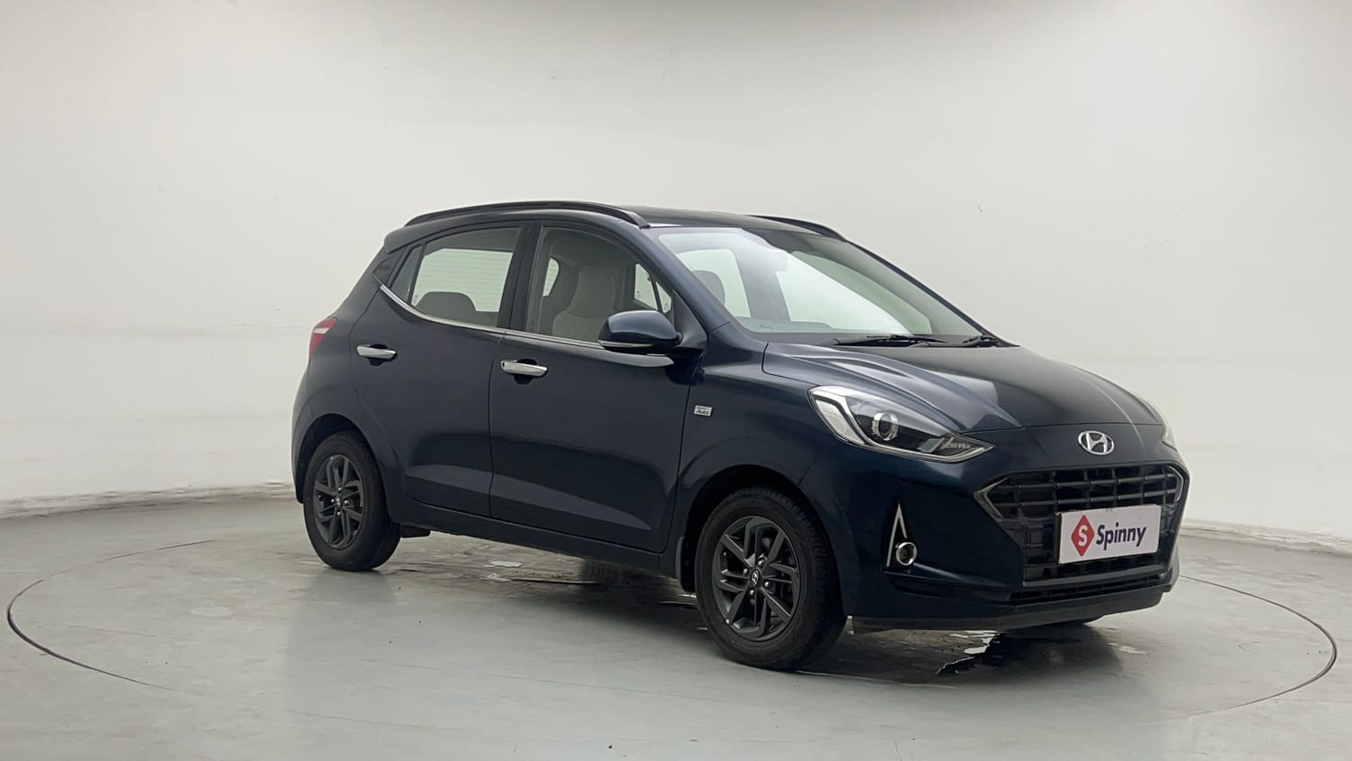 Used 2020 Hyundai Grand i10 Nios Sportz AMT 1.2 Kappa VTVT Petrol Automatic exterior RIGHT FRONT CORNER VIEW