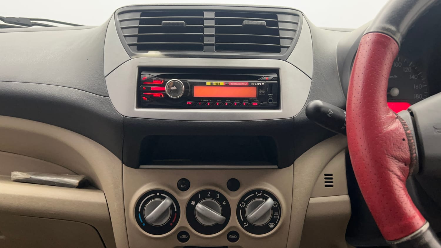 Used 2012 Maruti Suzuki A-Star Lxi Petrol Manual interior MUSIC SYSTEM & AC CONTROL VIEW