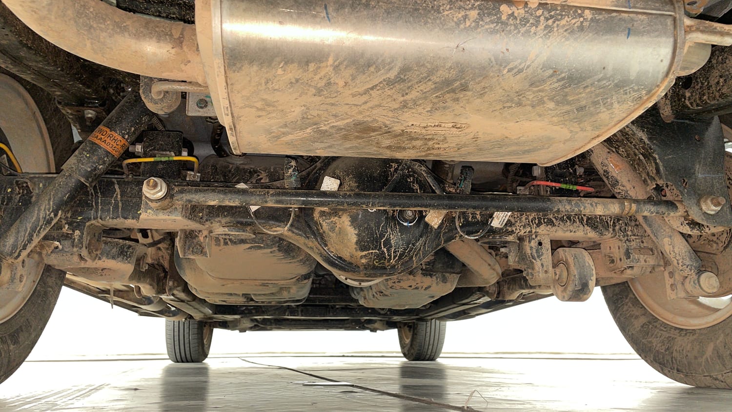 Used 2024 Mahindra Bolero Neo Plus P10 Diesel Manual extra REAR UNDERBODY VIEW (TAKEN FROM REAR)