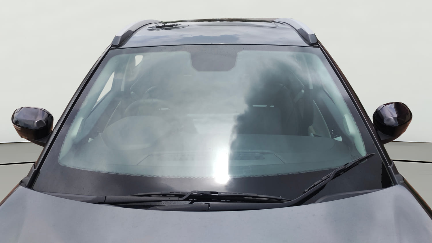 Used 2023 Tata Nexon Creative Plus S 1.2 Revotron Petrol 7DCA Petrol Automatic exterior FRONT WINDSHIELD VIEW