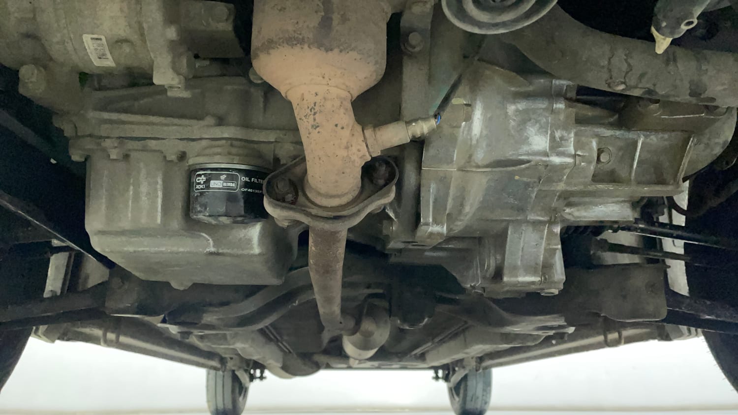 Used 2016 Maruti Suzuki Wagon R VXI Petrol Manual extra FRONT LEFT UNDERBODY VIEW