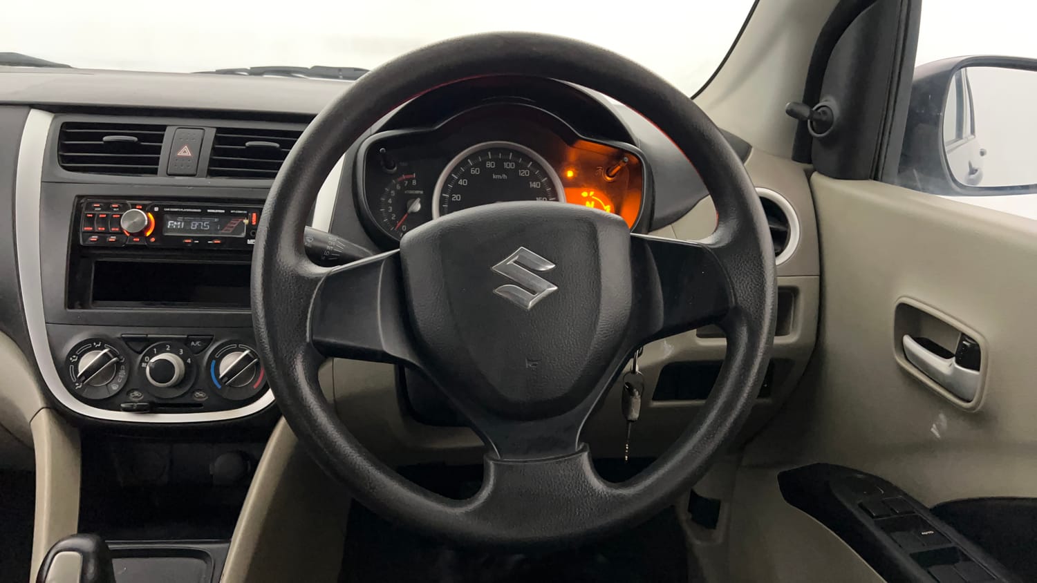 Used 2014 Maruti Suzuki Celerio VXi AMT Petrol Automatic interior STEERING VIEW
