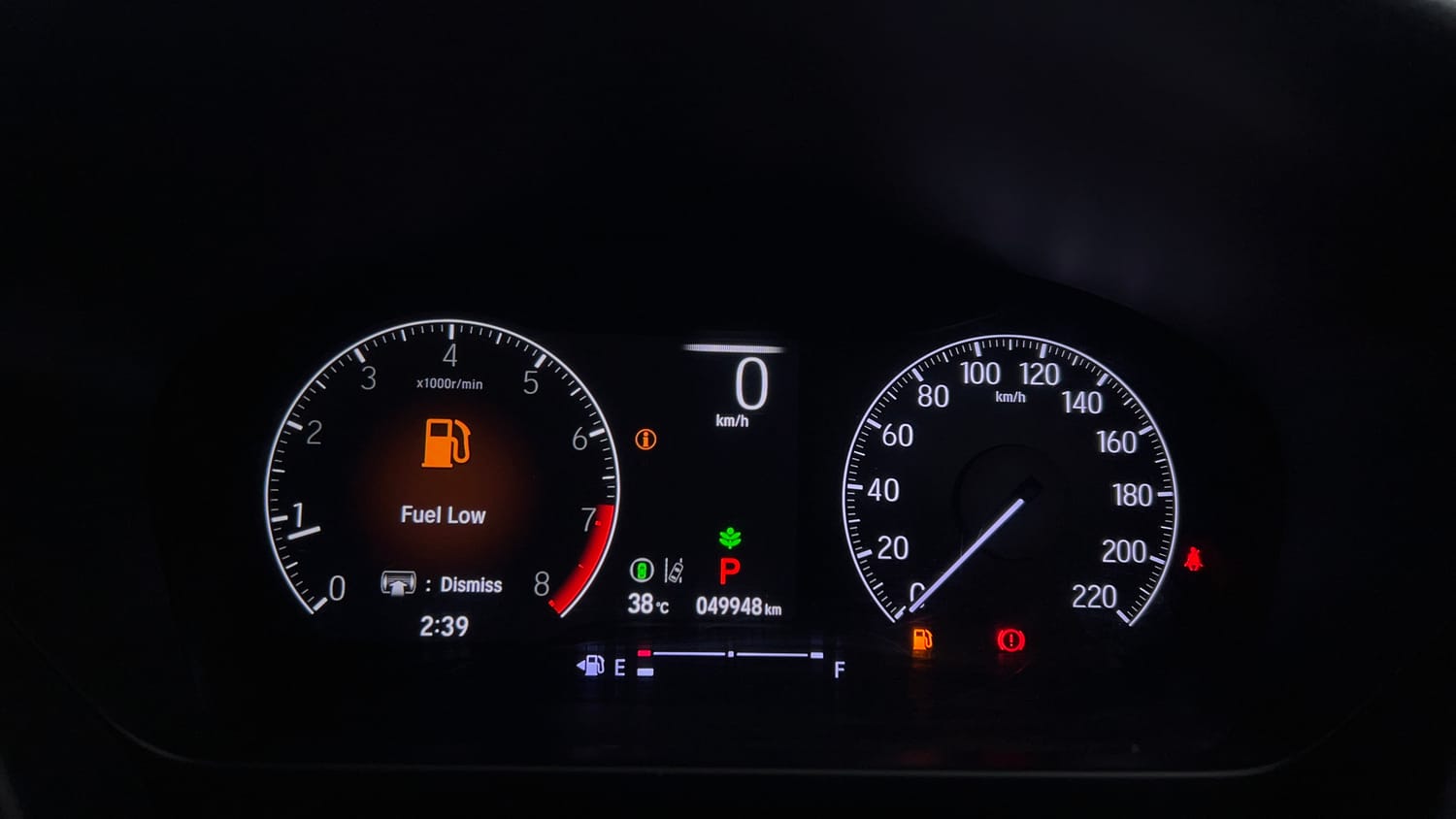 Used 2024 Honda City ZX Petrol CVT Petrol Automatic interior CLUSTERMETER VIEW