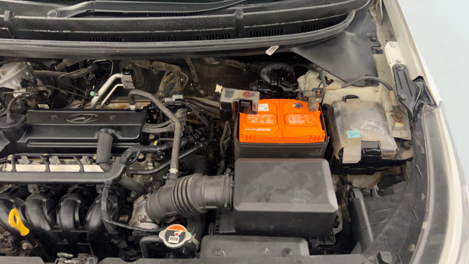 Used 2016 Hyundai Elite i20 Magna 1.2 Petrol Manual engine ENGINE LEFT SIDE VIEW