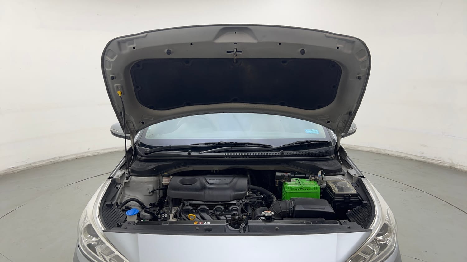 Used 2019 Hyundai Verna SX (O) 1.6 VTVT AT Petrol Automatic engine ENGINE & BONNET OPEN FRONT VIEW