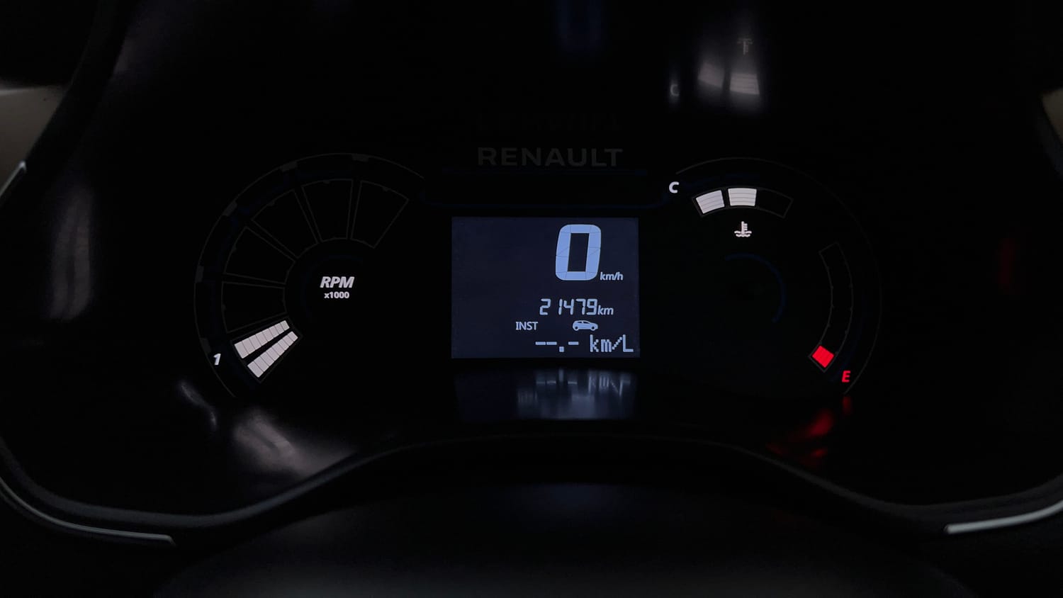 Used 2021 Renault Kiger RXT MT Petrol Manual interior CLUSTERMETER VIEW