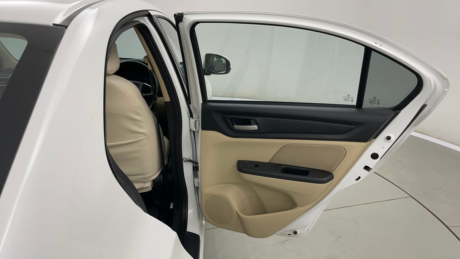 Used 2024 Honda Amaze S 1.2 Petrol MT Petrol Manual interior RIGHT REAR DOOR OPEN VIEW