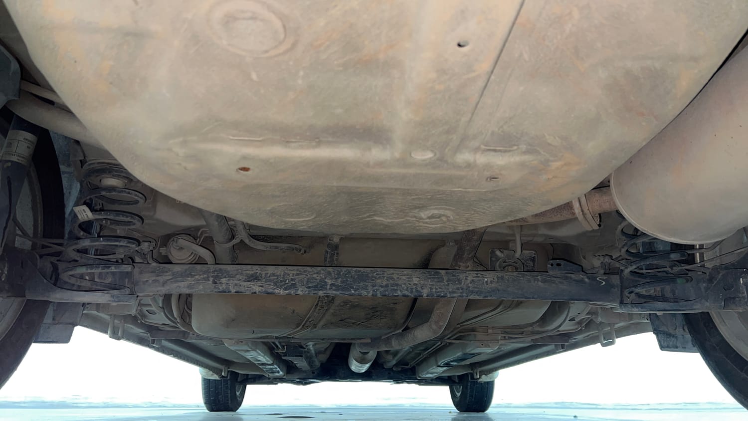 Used 2020 Maruti Suzuki Ciaz Delta 1.5 Petrol Manual extra REAR UNDERBODY VIEW (TAKEN FROM REAR)