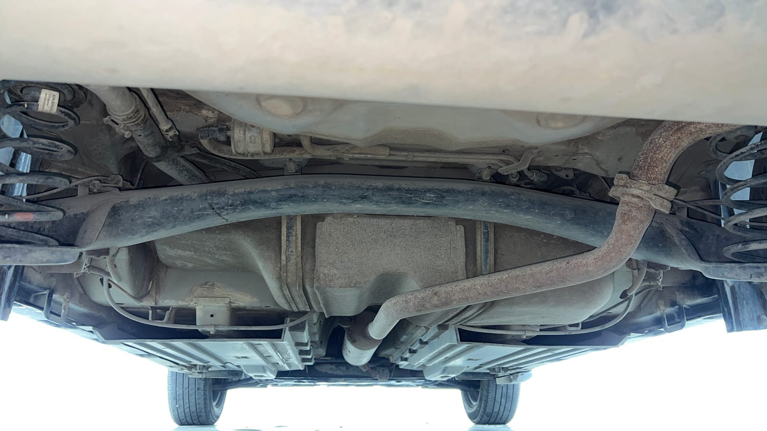 Used 2021 maruti-suzuki Vitara Brezza VXi Petrol Manual extra REAR UNDERBODY VIEW (TAKEN FROM REAR)