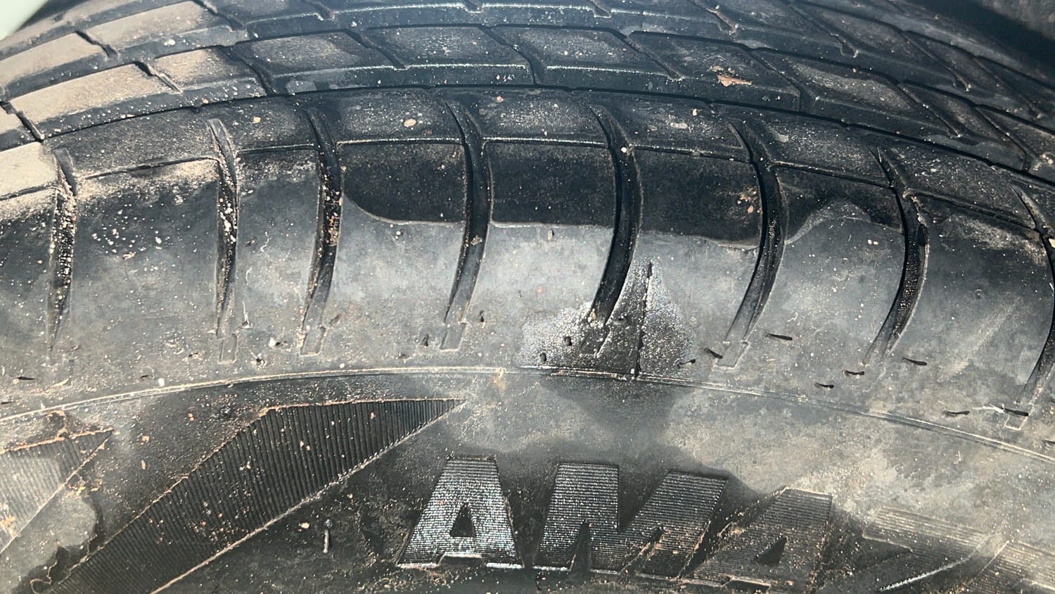 Used 2012 Maruti Suzuki A-Star Lxi Petrol Manual tyres RIGHT REAR TYRE TREAD VIEW