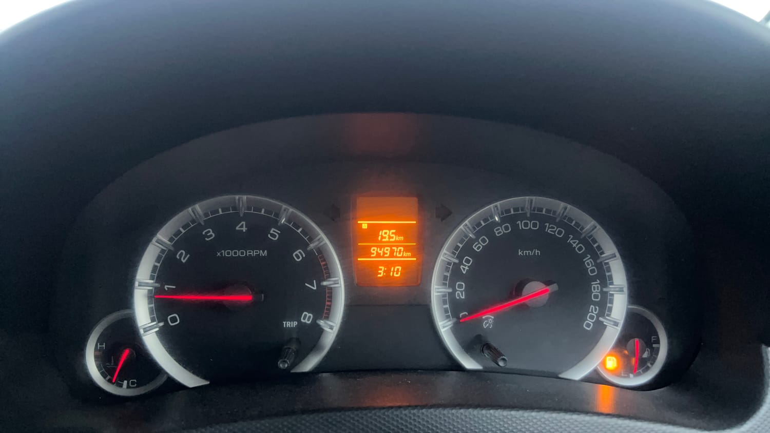 Used 2012 Maruti Suzuki Swift VXi Petrol Manual interior CLUSTERMETER VIEW