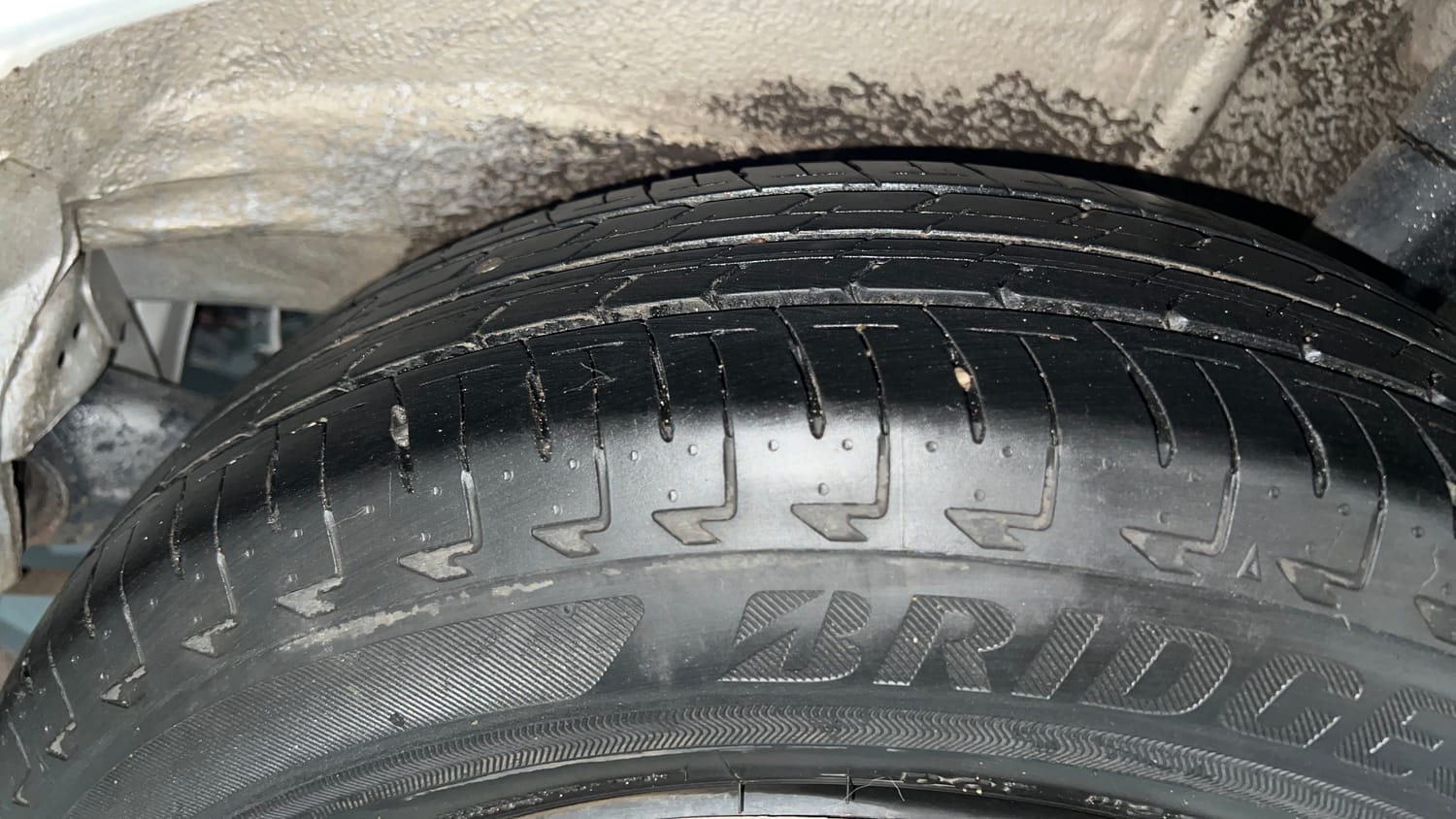 Used 2024 Maruti Suzuki Celerio VXi Petrol Manual tyres LEFT REAR TYRE TREAD VIEW