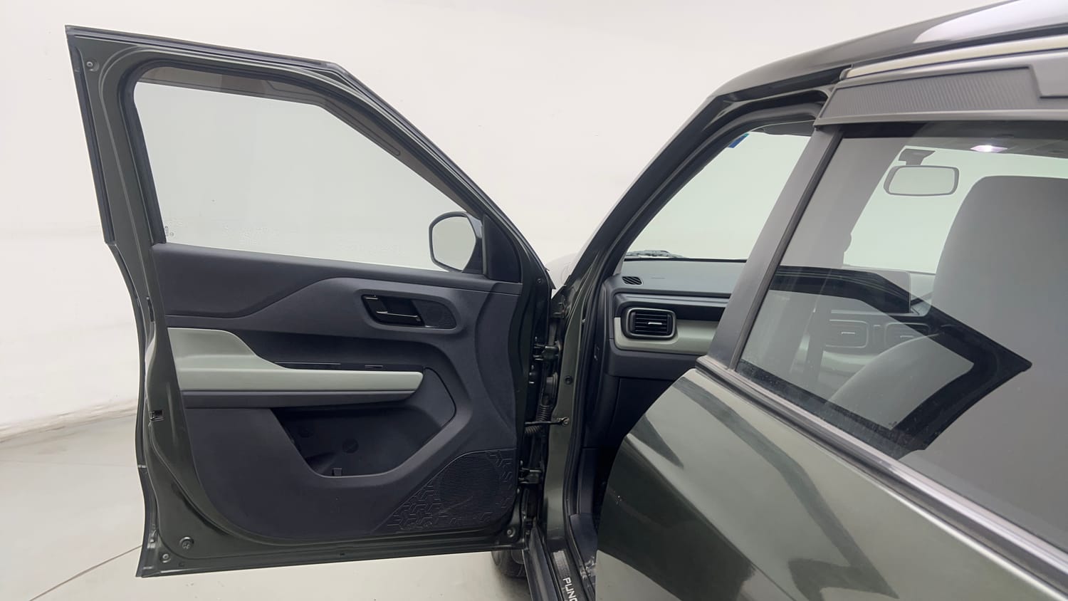 Used 2023 Tata Punch Camo Adventure Rhythm AMT Petrol Automatic interior LEFT FRONT DOOR OPEN VIEW