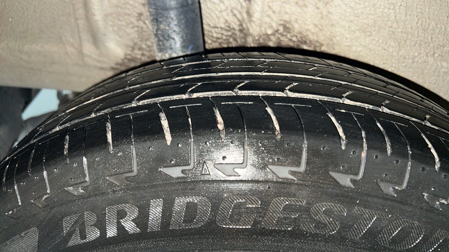 Used 2024 Maruti Suzuki Celerio VXi Petrol Manual tyres RIGHT REAR TYRE TREAD VIEW