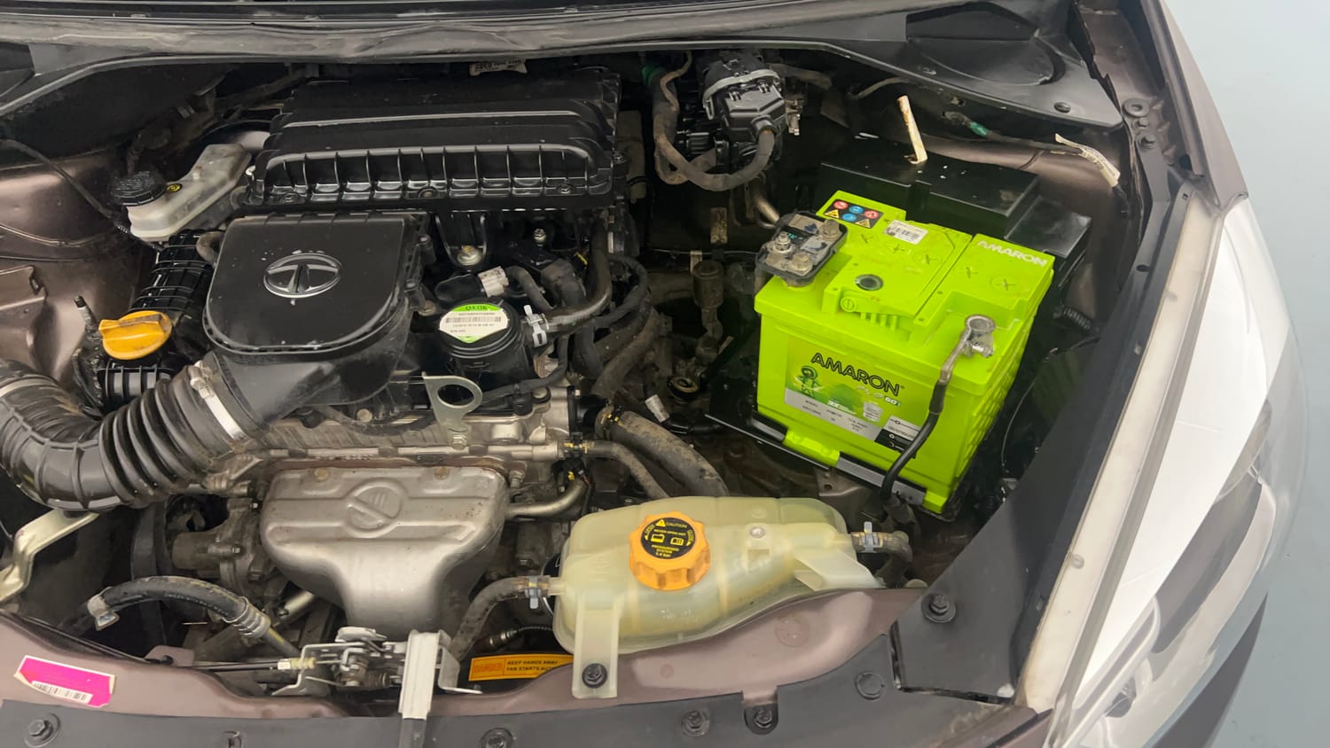Used 2019 Tata Tiago Revotron XT Petrol Manual engine ENGINE LEFT SIDE VIEW