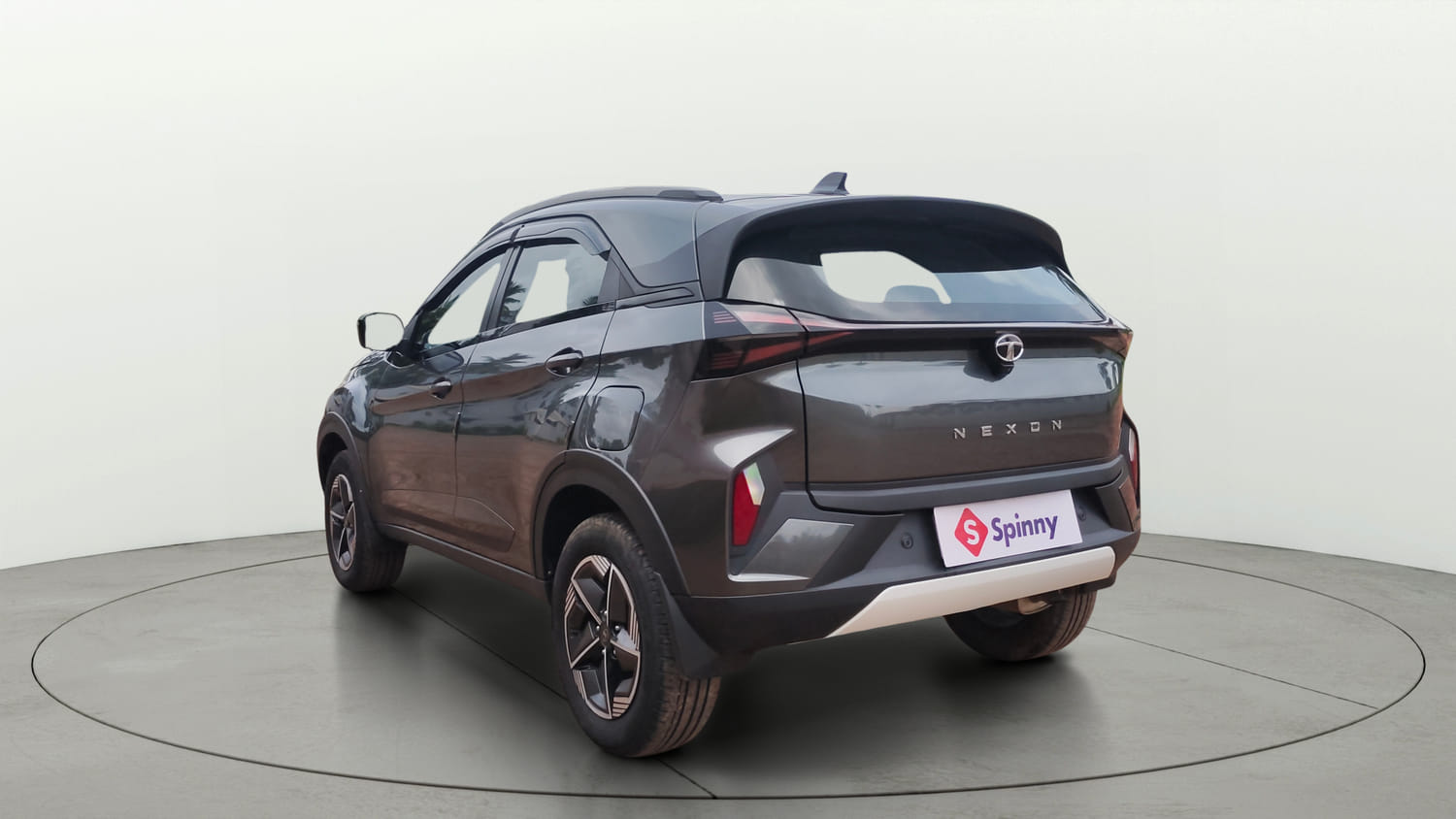 Used 2023 Tata Nexon Creative Plus S 1.2 Revotron Petrol 7DCA Petrol Automatic exterior LEFT REAR CORNER VIEW