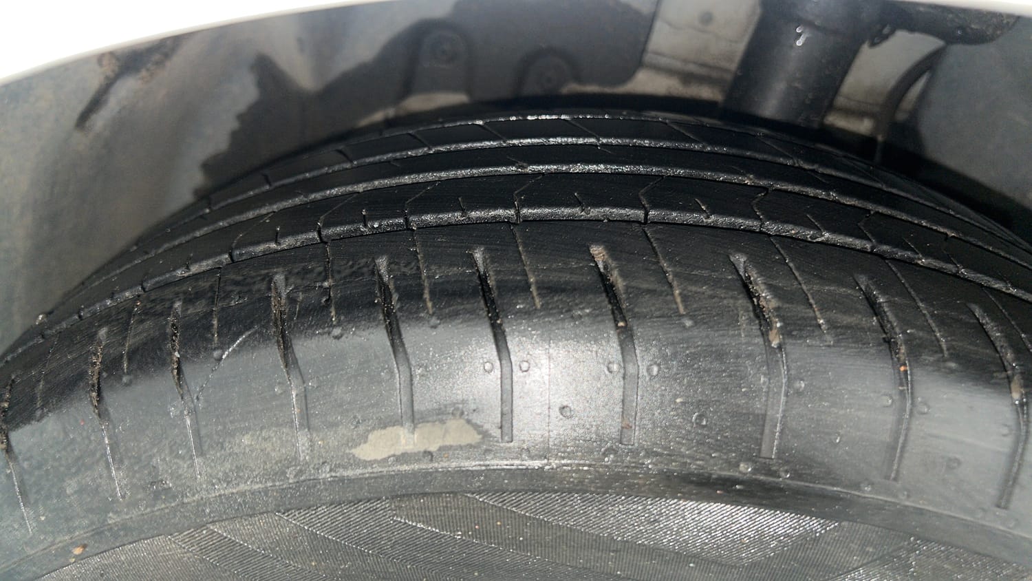 Used 2017 Ford EcoSport Trend+ 1.5L TDCi Diesel Manual tyres LEFT FRONT TYRE TREAD VIEW