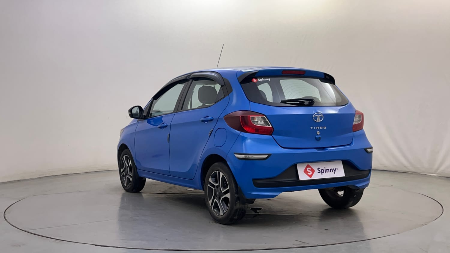 Used 2021 Tata Tiago XZ Plus Petrol Manual exterior LEFT REAR CORNER VIEW