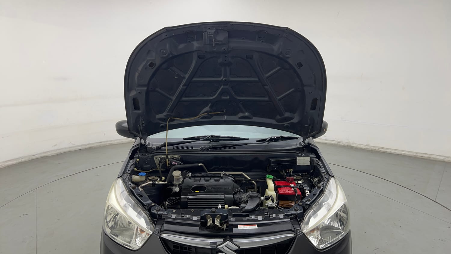 Used 2017 Maruti Suzuki Alto K10 LXi Petrol Manual engine ENGINE & BONNET OPEN FRONT VIEW