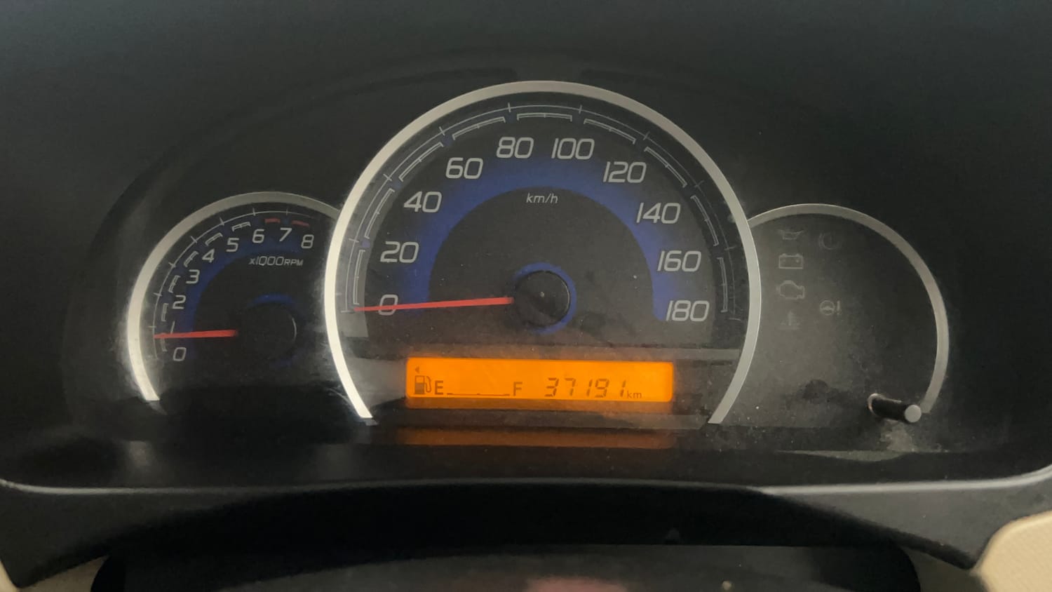 Used 2017 Maruti Suzuki Wagon R VXI Petrol Manual interior CLUSTERMETER VIEW