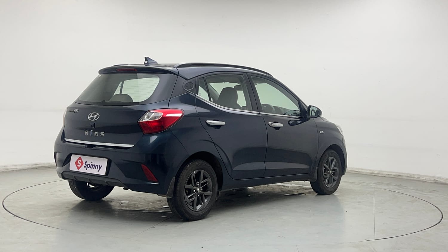 Used 2020 Hyundai Grand i10 Nios Sportz AMT 1.2 Kappa VTVT Petrol Automatic exterior RIGHT REAR CORNER VIEW