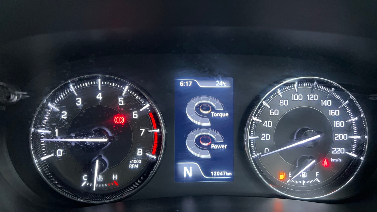 Used 2023 Maruti Suzuki Baleno Zeta AGS Petrol Automatic interior CLUSTERMETER VIEW