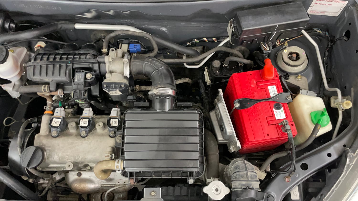 Used 2016 Maruti Suzuki Alto 800 Lxi Petrol Manual engine ENGINE LEFT SIDE VIEW