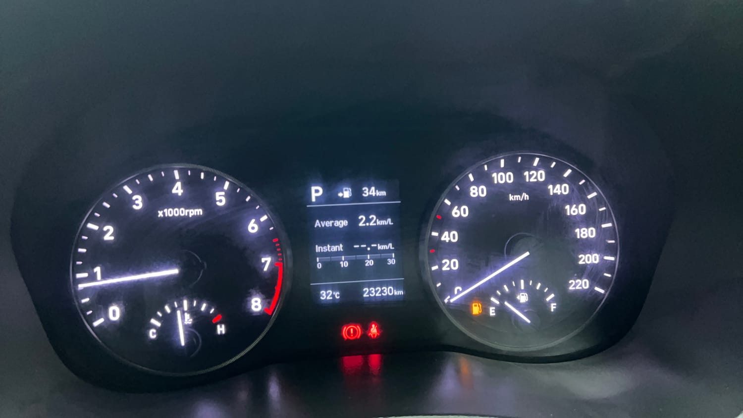 Used 2019 Hyundai Verna SX (O) 1.6 VTVT AT Petrol Automatic interior CLUSTERMETER VIEW