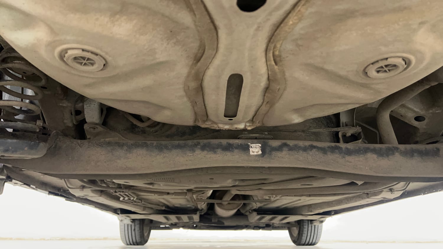Used 2023 Maruti Suzuki Baleno Zeta AGS Petrol Automatic extra REAR UNDERBODY VIEW (TAKEN FROM REAR)