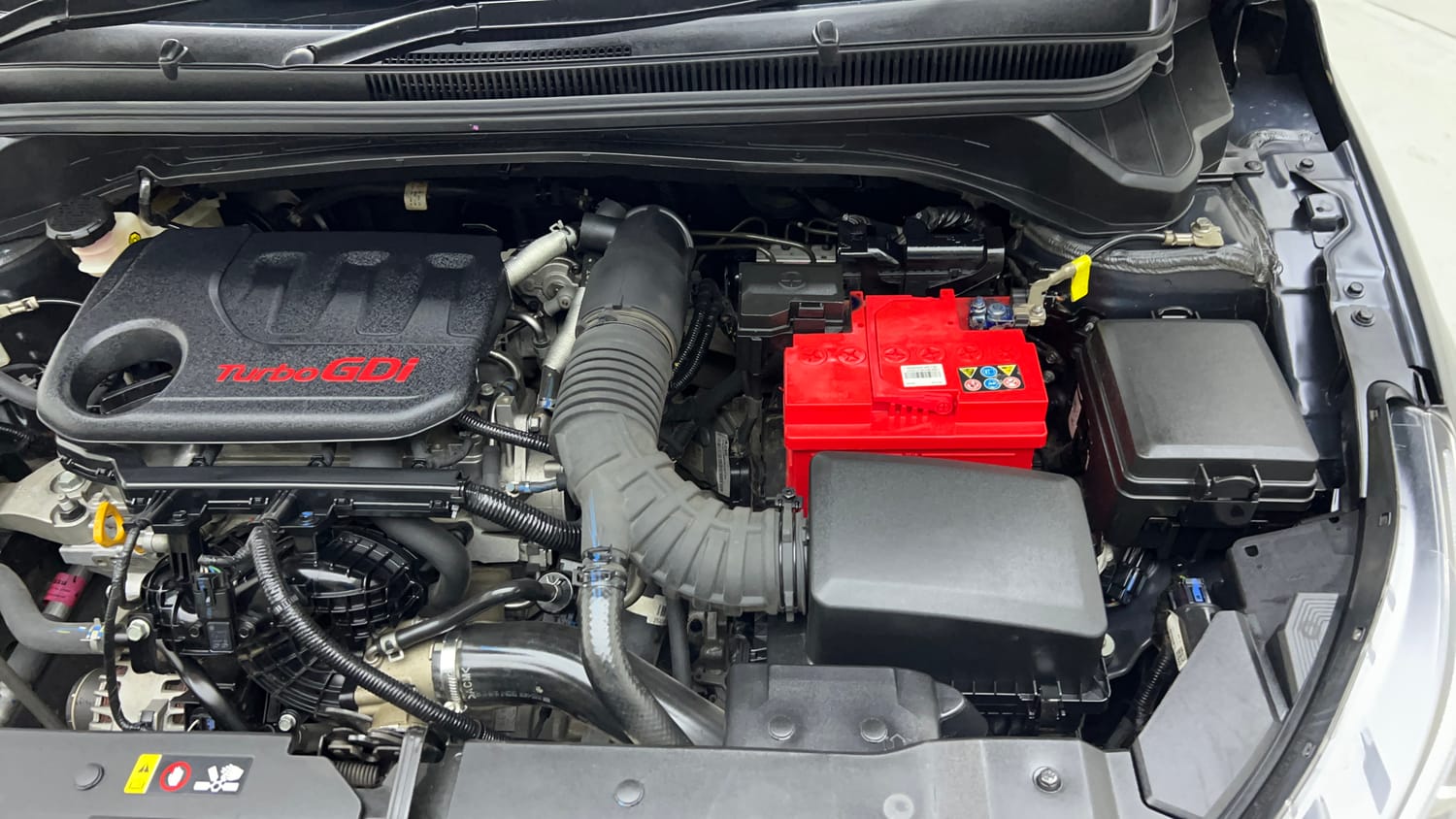 Used 2023 Hyundai i20 N Line N8 1.0 Turbo DCT Petrol Automatic engine ENGINE LEFT SIDE VIEW