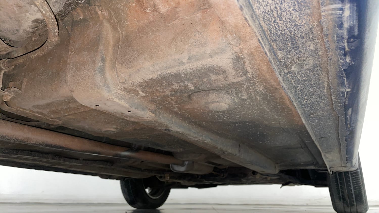 Used 2015 Hyundai Xcent SX 1.2 (O) Petrol Manual extra REAR RIGHT UNDERBODY VIEW