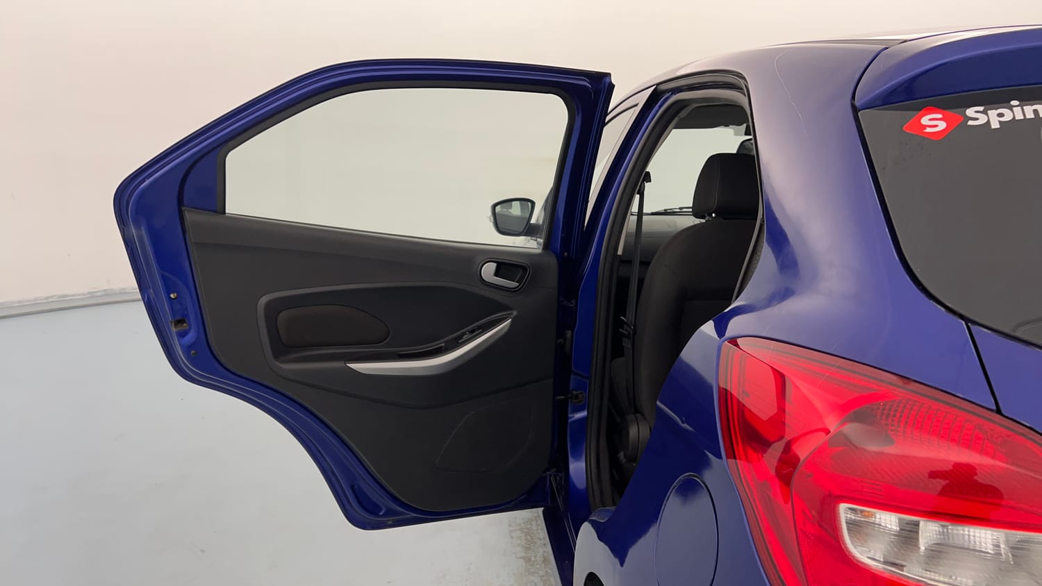 Used 2016 Ford Figo Trend 1.2 Ti-VCT Petrol Manual interior LEFT REAR DOOR OPEN VIEW