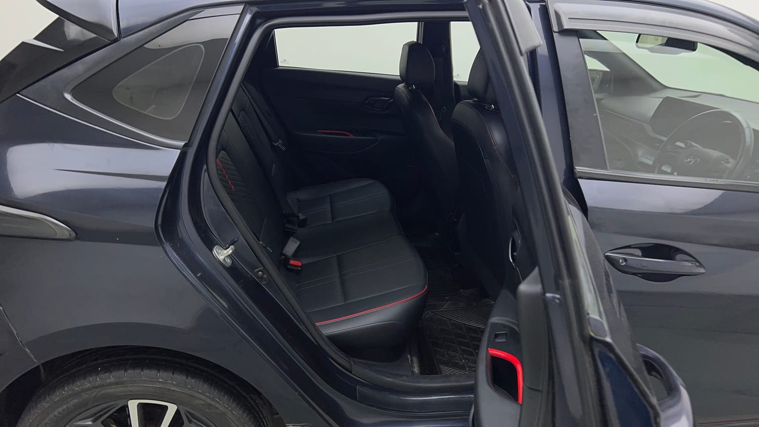 Used 2023 Hyundai i20 N Line N8 1.0 Turbo DCT Petrol Automatic interior RIGHT SIDE REAR DOOR CABIN VIEW