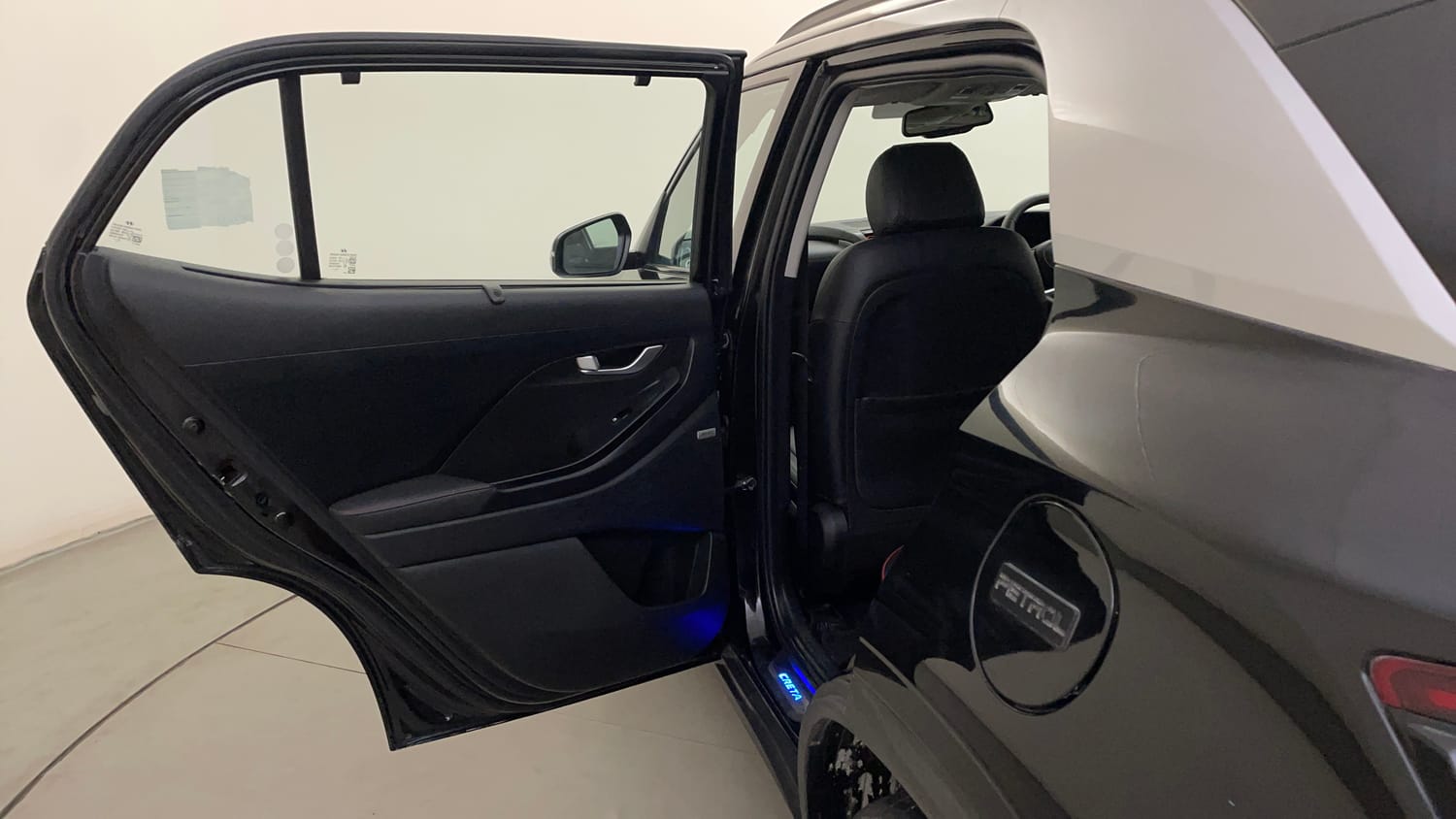 Used 2022 Hyundai Creta SX (O) 1.4 Turbo 7 DCT Petrol Automatic interior LEFT REAR DOOR OPEN VIEW