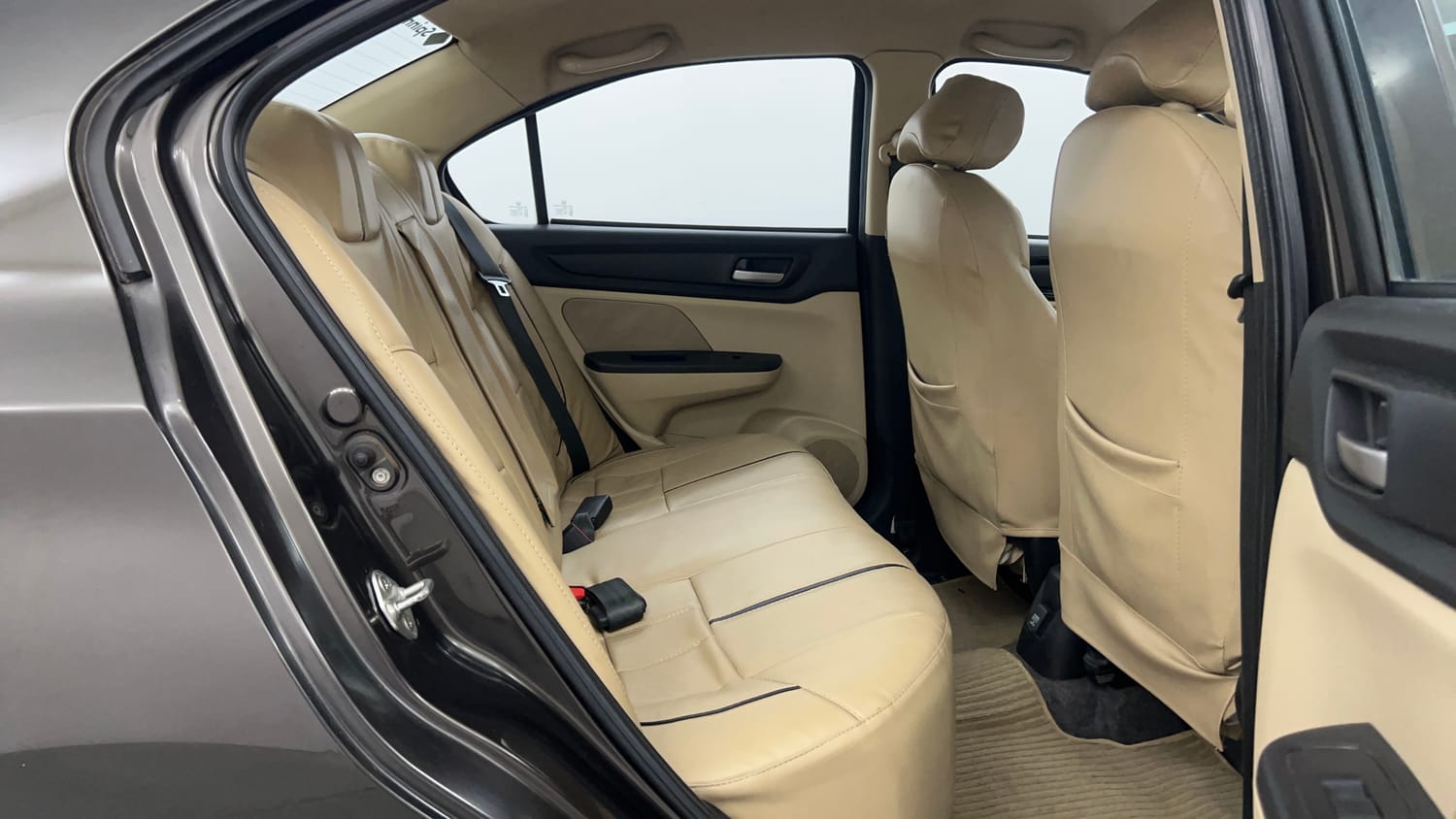 Used 2019 Honda Amaze 1.2 V CVT Petrol Petrol Automatic interior RIGHT SIDE REAR DOOR CABIN VIEW